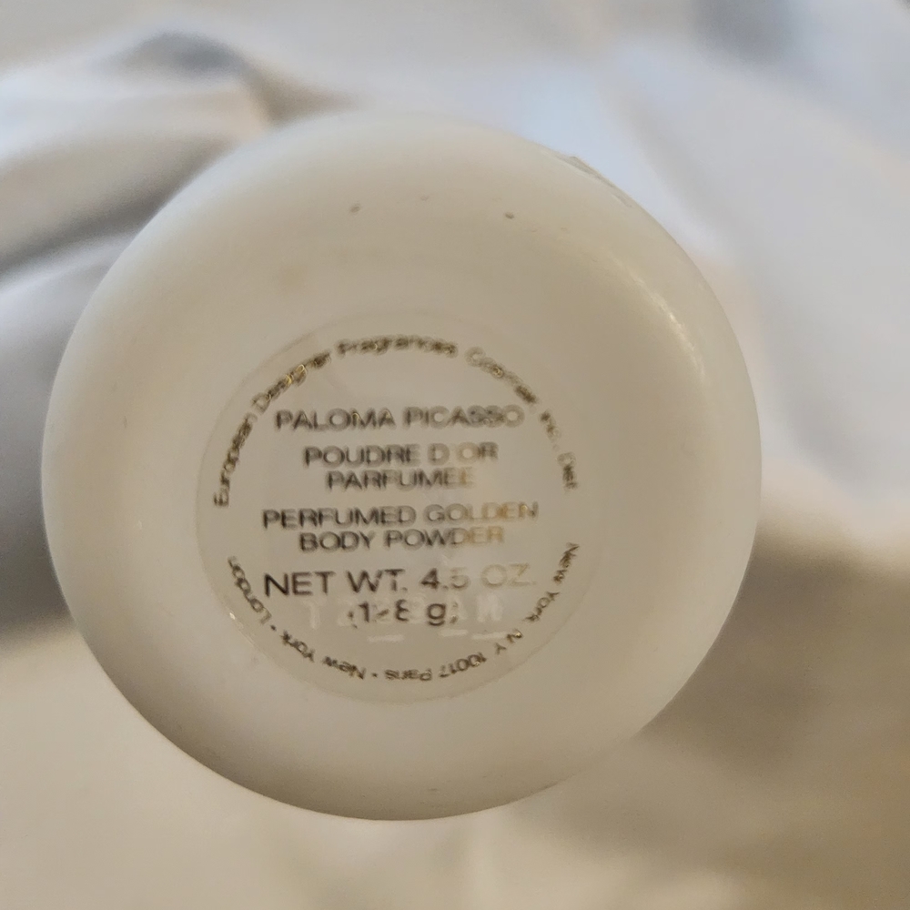 Paloma Picasso Powder Vase with Black Top - Picture 2 of 2